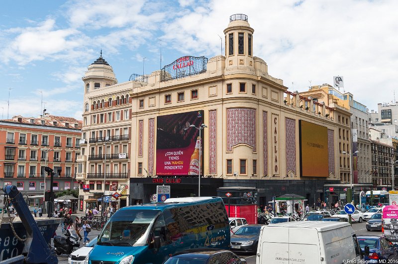 20160606_115734 D4S.jpg - The Plaza Callao, famed as much for its role as the heart of cinematic and theatrical Madrid as it is for its eternal bustle and art deco style.